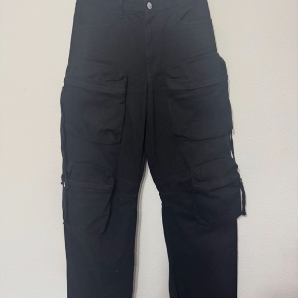 Zara Men’s Black Cargo Pants - Picture 8 of 16